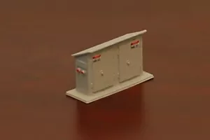 RTR UNPAINTED -Electrical Relay Cabinet HO Scale (1:87) Custom Designed Railroad - Picture 1 of 9