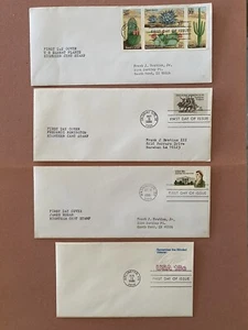 4US 1981 FDC Desert, James Hoban, Remington & Remember the Blinded Veterans - Picture 1 of 1