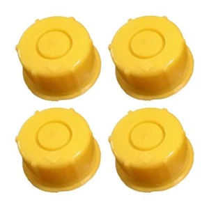 KP37 - PACK OF 4 BLITZ YELLOW SPOUT CAP FITS SELF-VENTING GAS CAN SPOUTS - Picture 1 of 6