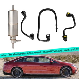 3PCS Fuel Filter Kit Fuel Lines For Mercedes ML320 ML430 ML55 AMG 1634770701 - Bild 1 von 19