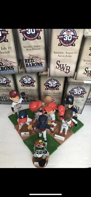 9 2019 Yankees BOBBLEHEAD SGA SCRANTON-WILKESBARRE RED BARONS Railriders Bobbles - Image 1 of 4
