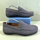 Deer Stags Driving Moc Slip-On Grey Loafers Men's Casual Dress Shoes Size 10W