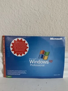 Microsoft Windows XP Professional CD Sealed NO PRODUCT KEY Version 2002 SP1 - Picture 1 of 3