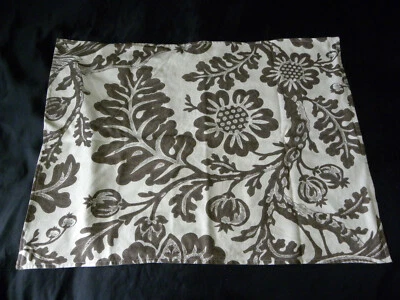 Pottery Barn Arista Palampore STD Pillow Sham Pair Espresso Floral Botanical - Image 1 of 4