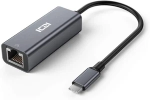Ethernet Adapter USB-C 3.1 Gigabit LAN RJ45 1000Mbps Network for PC Mac Android - Picture 1 of 8