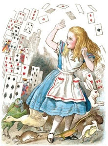 Reispapier für Decoupage Sammelalbum und Handwerk Alice im Wunderland 232* - Bild 1 von 1