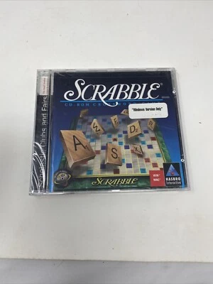 Scrabble CD-ROM Crossword Game (Win/Mac, 1996) Hasbro Interactive Sealed - Image 1 of 4