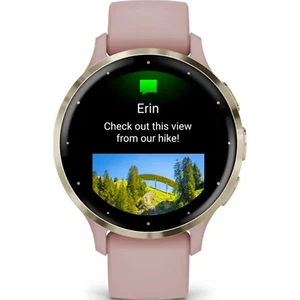 Garmin Venu 3S 41mm Dust Rose 8GB Wifi + Bluetooth Smartwatch NEW - Picture 1 of 3