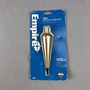 Empire 16 Oz Brass Plumb Bob 916BR