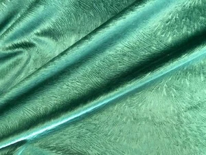 Embossed Velvet Decor Fabric Soft Upholstery Velour Material 59" wide Dark Green - Picture 1 of 7