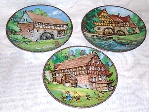 Lot of 3 Königszelt Bayern Karl Bedal Collector Plates - Bild 1 von 7