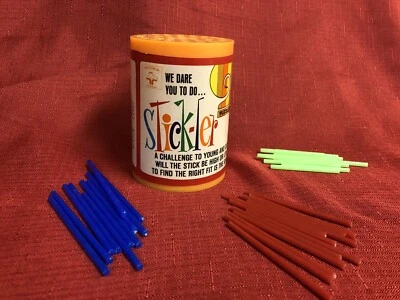 Vintage STICKLER PUZZLE GAME/1969 TransoGram Co/“Pick Up Sticks” style  - Image 1 of 4