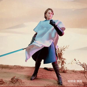 Capa bata blanca con cable 1/12 para 6" serie negra Star Wars Anakin Skywalker regalo - Imagen 1 de 4