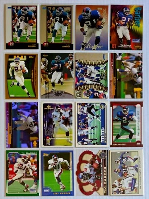Tiki Barber Inserts Premiums Base - Pick Your Card & $ave - New York Giants - Image 1 of 4