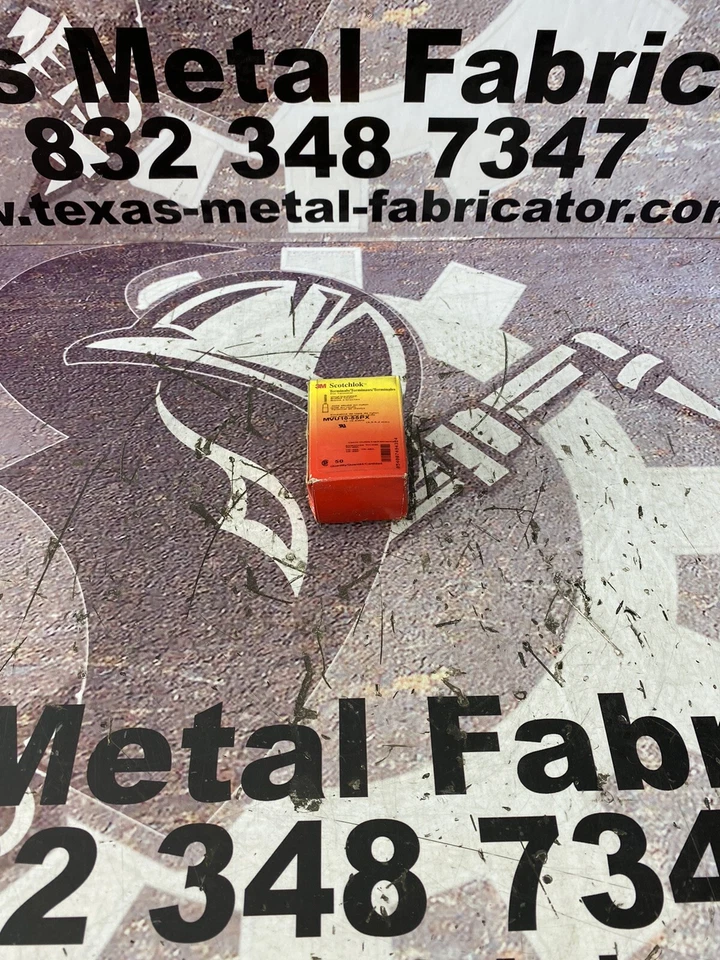 3M Scotchlok MVU10-55PX Terminals, Vinyl Insulated Butted Seam 12-10AWG Qty 50  - Image 1 of 3