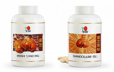 DXN N.360 CAPSULE REISHI/GANODERMA LUCIDUM BIOLOGICO + DXN 360 CAPSULE MYCELIUM - Immagine 1 di 2