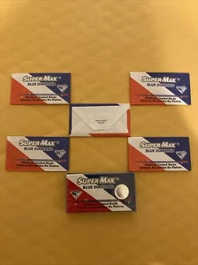 5 Double Edge Razor Blades, Super-Max Blue Diamond - Picture 1 of 2