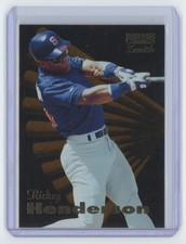 1996 Pinnacle Zenith Rickey Henderson . San Diego Padres #42