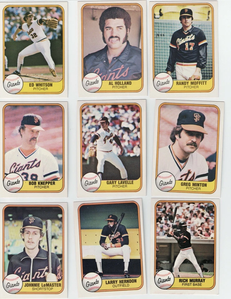 1981 FLEER Baseball Complete Your Set 251-500 - Image 1 of 1