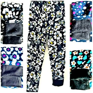 Winter Kinderleggins thermo warme Mädchen Hose Veloursstoff Fell Gr 110 -152. - Bild 1 von 16