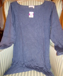 NEU MIT ETIKETT PULLOVER FRISCHES PRODUKT RUNDHALSAUSSCHNITT ASYMSAUM... WEICHER ALS KASCHMIR (XL/XXL - Bild 1 von 5