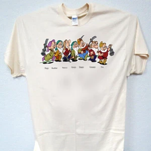 7 DWARFS FROM SNOW WHITE COOL Men's T-Shirts All Sizes S-5XL, T-2095 L@@K!! - Picture 1 of 2
