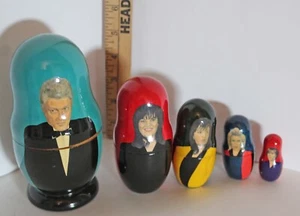 Bill Clinton Russian All The President’s Nesting Dolls Monica & Cigar Scandal BG - Bild 1 von 7
