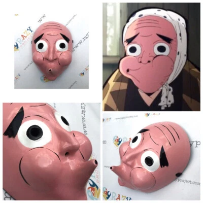 Rare Christmas Mask Haganezuka Hotaru Demon Mask Yaiba Hyottoko Cosplay Mask - Image 1 of 4