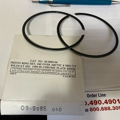 Juego de anillos ARCTIC CAT WILDCAT 650 1988-1990 + 40 (09-9085-04) 3003-714 AFT ¡NUEVO! Foto 1 de 3