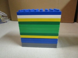 LOT OF 13 LEGO DUPLO Base Plates 4x8 (A) - Picture 1 of 2