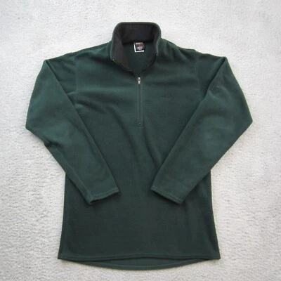 Pullover verde pequeño de colección Patagonia Capilene 1/4 cremallera polar para hombre hecho en EE. UU. Foto 1 de 4