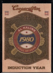 2012 Panini Cooperstown HOF CLASS INDUCTION YEAR #13 Al Kaline DETROIT TIGERS 89