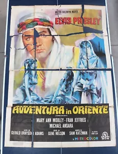 Póster de la película italiana Elvis 1965 Avventura in Oriente -55x78 B13-43-16 - Imagen 1 de 11
