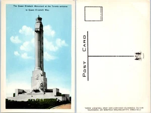 Queen Elizabeth Monument Ontario, Canada Vintage PC  - Picture 1 of 1
