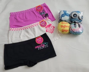 Maidenform Girl Boyshort Underwear Panties XL & Squishable Keychains Lot of 7 - Picture 1 of 11