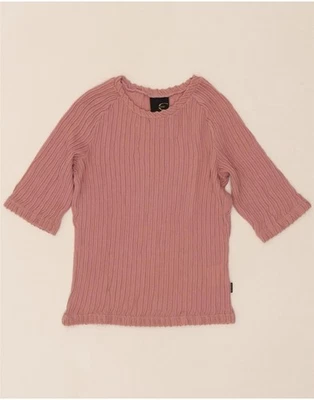 Top mujer JUST CAVALLI manga 3/4 IT 40 pequeño rosa acrílico DH15 Foto 1 de 3