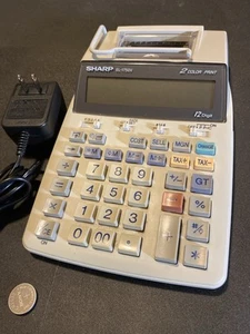 Sharp Electric Printing Calculator - Picture 1 of 10