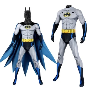 TV Series The Batman Season 1 Cosplay Batman Costume Halloween Mask Cape - Picture 1 of 21