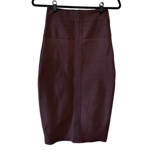 WOW Couture NWT Bodycon Knee Length Skirt size S Rose Brown - Picture 1 of 11