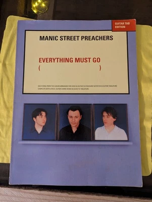 MANIC STREET PREACHERS EVERYTHING MUST GO for GUITAR TAB, CHORDS - SONY - GC - Image 1 of 4