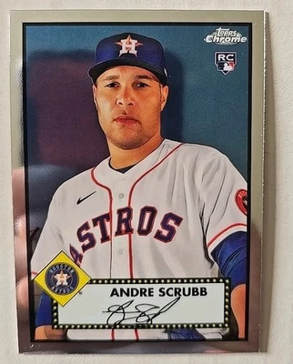 2021 Topps Chrome Platinum Anniversary - Andre Scrubb #134 (RC) - Image 1 of 4