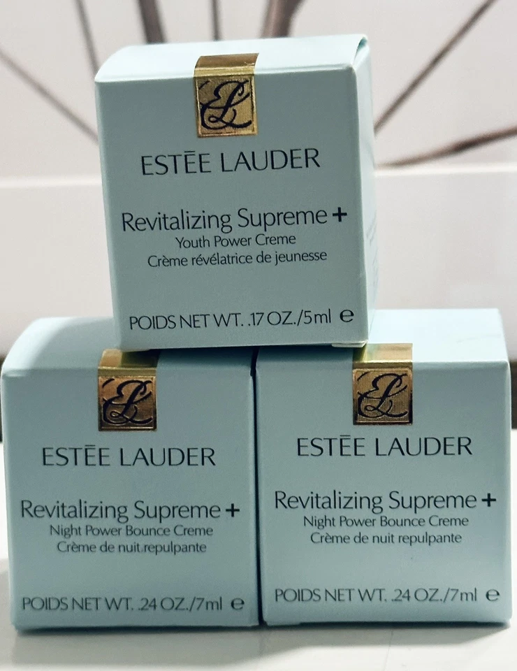 Estee Lauder Revitalizing Supreme+ Lote Crema Rebote (2) .24oz & Youth Power .17oz Foto 1 de 1
