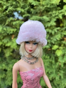SALE~Dusty Pink Beaver Hat4Vintage Fashion Queen&American Girl Barbie~dimitha - Picture 1 of 13