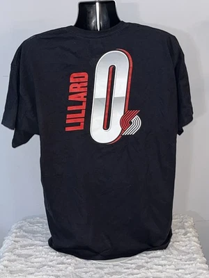 CAMISA JERSEY PORTLAND TRAILBLAZERS NBA DAMIAN LILLARD NEGRA PARA HOMBRE XL NUEVA SIN ETIQUETAS Foto 1 de 2