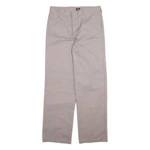 DICKIES Boys Trousers Grey Regular Straight W28 L30 - Picture 1 of 6