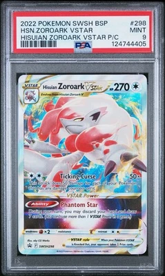 Hisuian Zoroark VSTAR SWSH298 SWSH: Sword & Shield Promo Cards Holo PSA 9 - Image 1 of 3