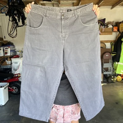 Pantalones de mezclilla para hombre Interstate talla 44 gris vintage estilo años 90 holgados Foto 1 de 4