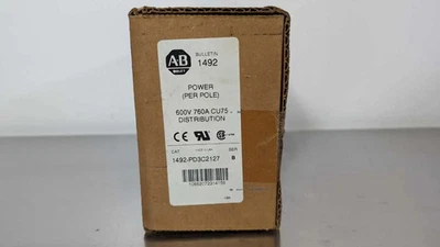 Allen-Bradley 1492-PD3C2127 Power Distribution Block Ser B 3 Pole 600V 760A CU75 - Image 1 of 4