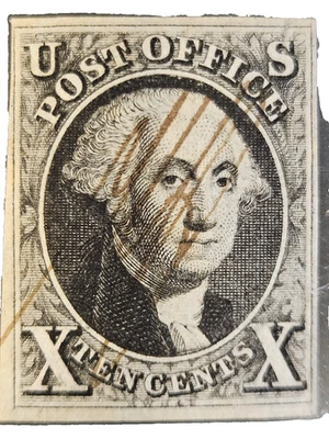 US Stamp # 2 Used   PF Cert        N - Image 1 of 3