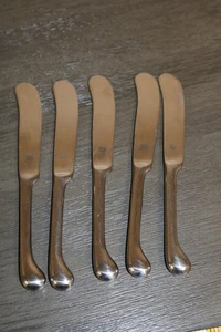 Cubiertos de acero inoxidable Dansk KOBENHAVN - Juego de 5 cuchillos de cena de pistola 8 5/8" - Imagen 1 de 10